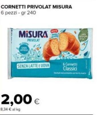 Tigre CORNETTI PRIVOLAT MISURA 6 pezzi - gr 240 offerta