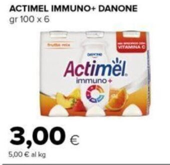 Tigre ACTIMEL IMMUNO+ DANONE gr 100 x 6 offerta