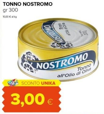 Tigre TONNO NOSTROMO gr 300 offerta
