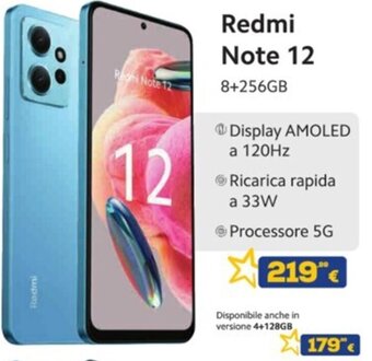 Euronics Redmi Note 12 offerta