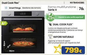 Euronics Dual Cook Flex NV7B45403BS offerta