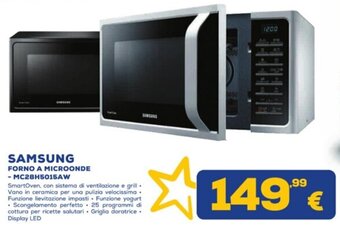 Euronics SAMSUNG FORNO A MICROONDE - MC28H5015AW offerta