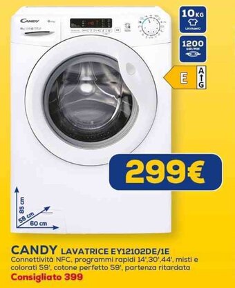 Euronics CANDY LAVATRICE EY12102DE/1E offerta