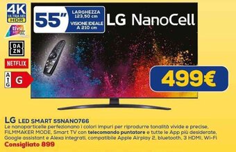 Euronics LG LED SMART 55NANO766 offerta