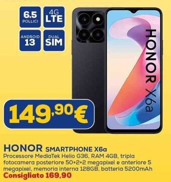 HONOR SMARTPHONE X6a