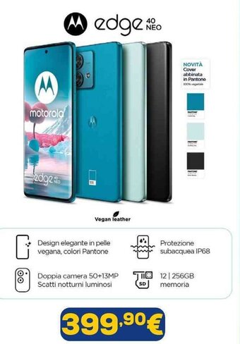 Euronics motorola edge 40 NEO offerta