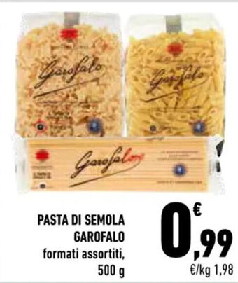 PASTA DI SEMOLA GAROFALO formati assortiti, 500 g