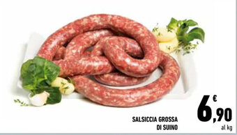 Conad City SALSICCIA GROSSA DI SUINO offerta