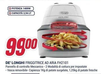 DE' LONGHI FRIGGITRICE AD ARIA FH2101