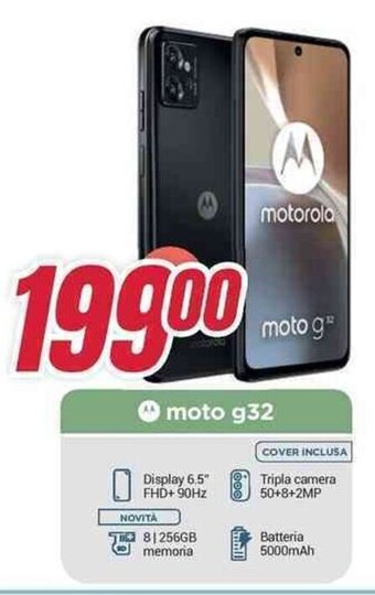 Trony moto g32 offerta