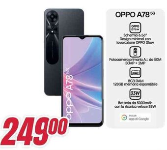 Trony OPPO A78 5G offerta