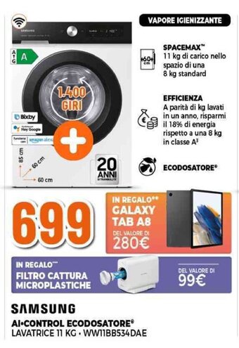 Expert SAMSUNG AI CONTROL ECODOSATORE offerta