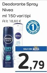Famila Superstore Nivea deodorante spray offerta