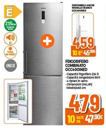 FRIGORIFERO COMBINATO OCC400INED
