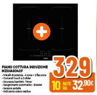 PIANO COTTURA INDUZIONE MZIHA6040F