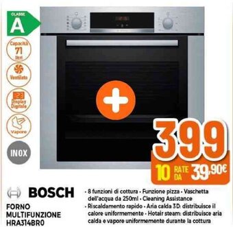 Expert BOSCH FORNO MULTIFUNZIONE HRA314BRO offerta