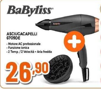 Expert BaByliss ASCIUGACAPELLI 6709DE offerta