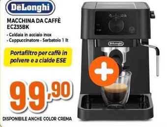 DeLonghi MACCHINA DA CAFFÈ EC235BK