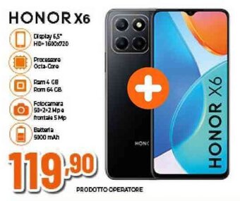 Expert HONOR X6 offerta