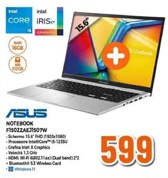 Asus NOTEBOOK F1502ZAEJ1507W