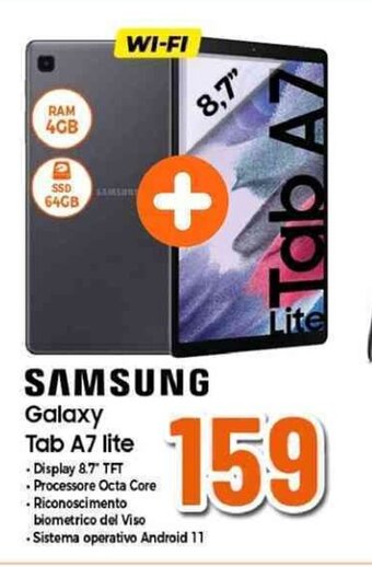 Expert SAMSUNG Galaxy Tab A7 lite offerta