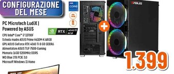 Expert PC Microtech Ludix ASUS offerta
