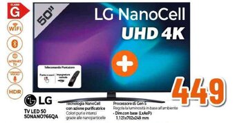 Expert LG TV LED 50 50NAN0766QA offerta