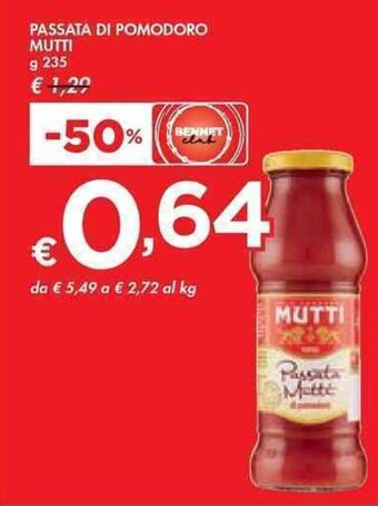 PASSATA DI POMODORO MUTTI g235