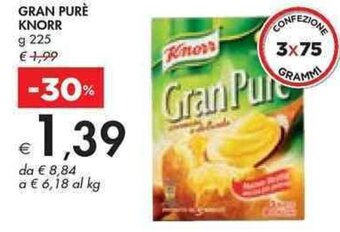 Bennet GRAN PURÈ KNORR G 225 offerta
