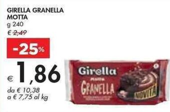 Bennet GIRELLA GRANELLA MOTTA g 240 offerta