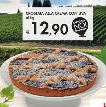 Bennet CROSTATA ALLA CREMA CON UVA offerta