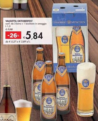 Bennet VALIGETTA OKTOBERFEST L 1,5 offerta