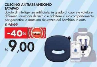 Bennet CUSCINO ANTIABBANDONO TATAPAD offerta