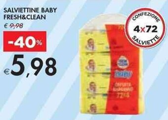 Bennet SALVIETTINE BABY FRESH&CLEAN offerta