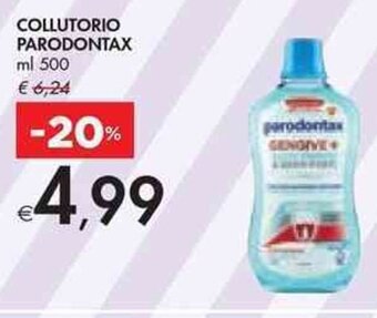 Bennet COLLUTORIO PARODONTAX ml 500 offerta