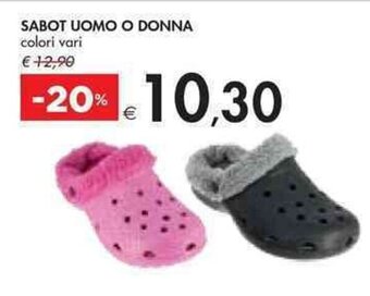 Bennet SABOT UOMO O DONNA colori vari offerta
