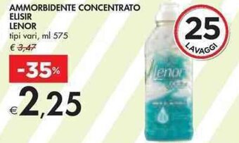 Bennet AMMORBIDENTE CONCENTRATO ELISIR LENOR tipi vari ml 575 offerta