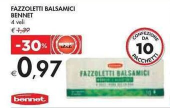 FAZZOLETTI BALSAMICI BENNET