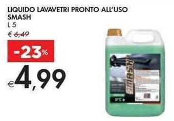 Bennet LIQUIDO LAVAVETRI PRONTO ALL'USO SMASH L5 offerta