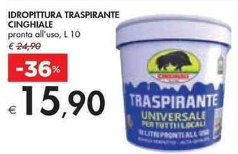 Bennet IDROPITTURA TRASPIRANTE CINGHIALE L 10 offerta