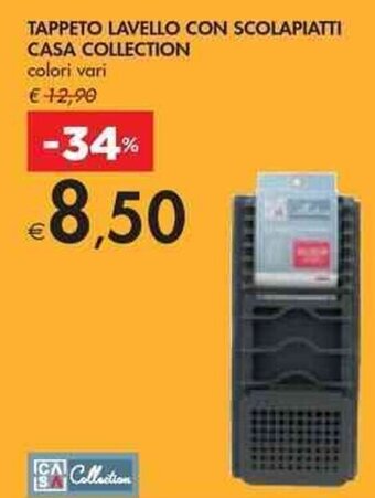 Bennet TAPPETO LAVELLO CON SCOLAPIATTI CASA COLLECTION offerta