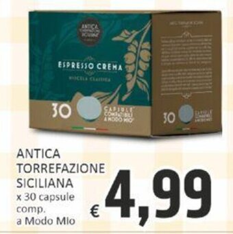 Paghi Poco ANTICA TORREFAZIONE SICILIANA x 30 capsule offerta