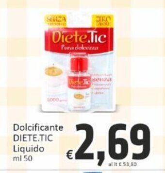Dolcificante DIETE.TIC Liquido ml 50