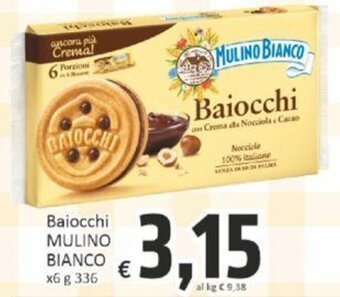Paghi Poco Baiocchi MULINO BIANCO x6 g 336 offerta