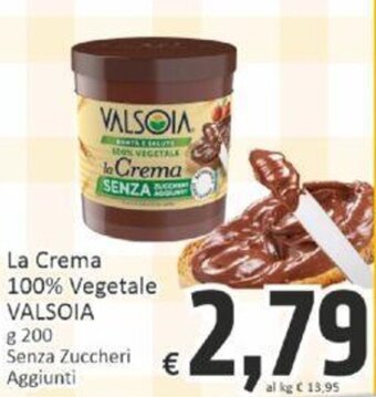 Paghi Poco La Crema 100% Vegetale VALSOIA g 200 offerta