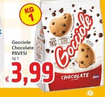Paghi Poco Gocciole Chocolate PAVESI kg 1 offerta