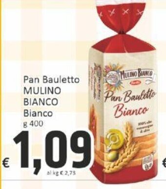 Paghi Poco Pan Bauletto MULINO BIANCO Bianco g 400 offerta