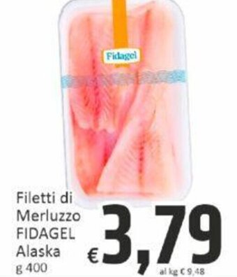 Paghi Poco Filetti di Merluzzo FIDAGEL Alaska g 400 offerta