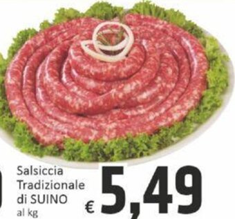 Paghi Poco Salsiccia Tradizionale di SUINO offerta