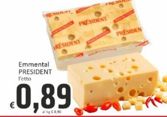 Emmental PRESIDENT l'etto